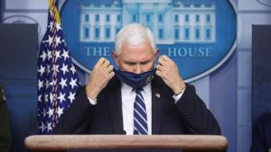 Mike Pence will get the shot during a White House event to “build confidence among the American people,” his office said in a statement(REUTERS) Mike Pence will get the shot during a White House event to “build confidence among the American people,” his office said in a statement(REUTERS)