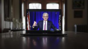 Jerome Powell, chairman of the US Federal Reserve, speaks during a virtual news conference in Tiskilwa, Illinois, US on Wednesday.(Bloomberg) Jerome Powell, chairman of the US Federal Reserve, speaks during a virtual news conference in Tiskilwa, Illinois, US on Wednesday.(Bloomberg)