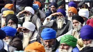 Farmers congregate during a protest against the new farm laws, at Singhu (Delhi-Haryana border) near New Delhi, India, on Wednesday.(Ajay Aggarwal /HT PHOTO) Farmers congregate during a protest against the new farm laws, at Singhu (Delhi-Haryana border) near New Delhi, India, on Wednesday.(Ajay Aggarwal /HT PHOTO)