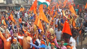 Members of Bajrang Dal in Dhanbad.(Bijay/HT File Photo) Members of Bajrang Dal in Dhanbad.(Bijay/HT File Photo)