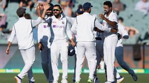 India off-spinner R Ashwin was the star of the day for India, picking up 4/55 and playing a crucial role in dismissing Australia for 191 in their first innings (Getty ) India off-spinner R Ashwin was the star of the day for India, picking up 4/55 and playing a crucial role in dismissing Australia for 191 in their first innings (Getty )