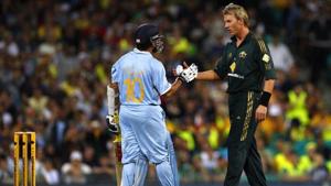 Sachin Tendulkar and Brett Lee(Getty Images) Sachin Tendulkar and Brett Lee(Getty Images)