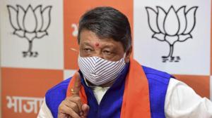 Bharatiya Janata Party (BJP) leader Kailash Vijayvargiya speaking to media during counting day of Bihar Assembly polls, at party HQ in New Delhi on Nov. 10, 2020.(PTI File Photo) Bharatiya Janata Party (BJP) leader Kailash Vijayvargiya speaking to media during counting day of Bihar Assembly polls, at party HQ in New Delhi on Nov. 10, 2020.(PTI File Photo)
