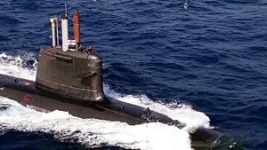 A submarine of the Indian Navy participating in the Second Phase of Malabar 2020 Naval exercise in the Arabian Sea of the Indian Ocean Region.(ANI) A submarine of the Indian Navy participating in the Second Phase of Malabar 2020 Naval exercise in the Arabian Sea of the Indian Ocean Region.(ANI)