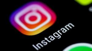 The Instagram application is seen on a phone screen.(REUTERS)