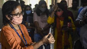 The health ministry reiterated that the vaccination against the coronavirus disease (Covid-19) is voluntary.(PTI) The health ministry reiterated that the vaccination against the coronavirus disease (Covid-19) is voluntary.(PTI)