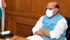 Amid the standoff with China, Rajnath Singh stated that “Challenges at our (northern and western) borders at this time also present a challenge to our resources. I am confident that our government, our Prime Minister Narendra Modi will make sure that there is no lack of resources at the borders.”(PTI) Amid the standoff with China, Rajnath Singh stated that “Challenges at our (northern and western) borders at this time also present a challenge to our resources. I am confident that our government, our Prime Minister Narendra Modi will make sure that there is no lack of resources at the borders.”(PTI)