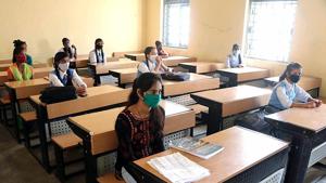 The Karnataka Government has instructed removal of contents from the class 6 social science textbooks after the Brahmin Development Board complained it was “insulting” to the Brahmin community.(ANI file) The Karnataka Government has instructed removal of contents from the class 6 social science textbooks after the Brahmin Development Board complained it was “insulting” to the Brahmin community.(ANI file)