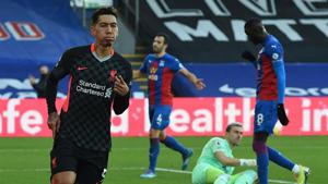 Roberto Firmino scores and celebrates(Getty Images) Roberto Firmino scores and celebrates(Getty Images)