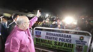 Amit Shah will address a public rally at Midnapore on Saturday where a number of TMC leaders are likely to join the saffron party.(@AmitShah/Twitter Photo) Amit Shah will address a public rally at Midnapore on Saturday where a number of TMC leaders are likely to join the saffron party.(@AmitShah/Twitter Photo)