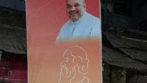 The offending placard. (HT Photo) The offending placard. (HT Photo)