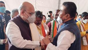 Suvendu Adhikari said his association with Shah goes back a long way.(ANI) Suvendu Adhikari said his association with Shah goes back a long way.(ANI)