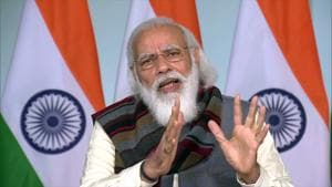 Prime Minister Narendra Modi addressed Assocham’s ongoing foundation week on Saturday.(ANI) Prime Minister Narendra Modi addressed Assocham’s ongoing foundation week on Saturday.(ANI)