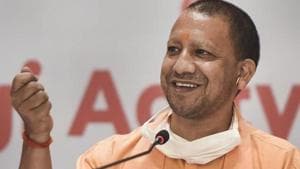 A meeting to devise strategy to counter opposition campaign and take government’s works to people was held at Uttar Pradesh Chief Minister Yogi Adityanath’s residence on Friday.(PTI Photo) A meeting to devise strategy to counter opposition campaign and take government’s works to people was held at Uttar Pradesh Chief Minister Yogi Adityanath’s residence on Friday.(PTI Photo)