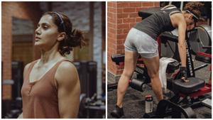 Taapsee got her varicose veins removed six weeks before Rashmi Rocket training(Instagram/taapsee) Taapsee got her varicose veins removed six weeks before Rashmi Rocket training(Instagram/taapsee)
