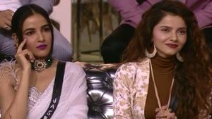 Bigg Boss 14 contestants Jasmin Bhasin and Rubina Dilaik are at loggerheads with each other again. Bigg Boss 14 contestants Jasmin Bhasin and Rubina Dilaik are at loggerheads with each other again.