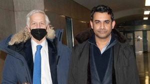 Nehal Modi (right) and his lawyer Roger J. Bernstein(Image via Twitter) Nehal Modi (right) and his lawyer Roger J. Bernstein(Image via Twitter)