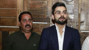 Rajkumar Sharma with Virat Kohli(Getty Images) Rajkumar Sharma with Virat Kohli(Getty Images)