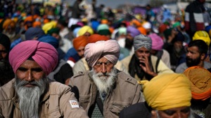 Farmers during their on-going protest at Singhu border in New Delhi, India.(Photo by Biplov Bhuyan/ Hindustan Times) Farmers during their on-going protest at Singhu border in New Delhi, India.(Photo by Biplov Bhuyan/ Hindustan Times)