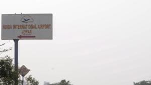 The Noida International Airport will have two runways and a capacity for handling 12 million passengers per annum in the first phase(Sunil Ghosh / Hindustan Times) The Noida International Airport will have two runways and a capacity for handling 12 million passengers per annum in the first phase(Sunil Ghosh / Hindustan Times)