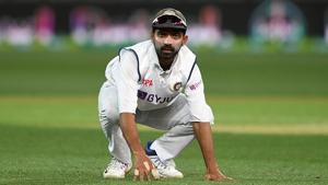 Ajinkya Rahane looks on(Getty Images) Ajinkya Rahane looks on(Getty Images)