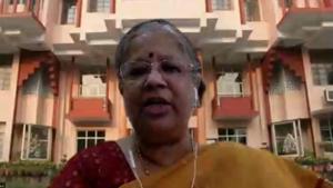 Principal Punam Gupta of Maharaja Agarsain Public School, Ashok Vihar.(HT) Principal Punam Gupta of Maharaja Agarsain Public School, Ashok Vihar.(HT)