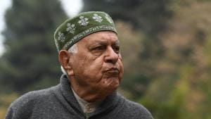 Jammu and Kashmir National Conference president Farooq Abdullah(AFP file) Jammu and Kashmir National Conference president Farooq Abdullah(AFP file)