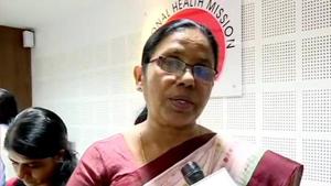 Kerala health minister KK Shailaja is seen in this file photo.(ANI) Kerala health minister KK Shailaja is seen in this file photo.(ANI)