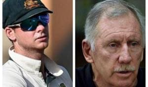 File image of Steve Smith and Ian Chappell.(File) File image of Steve Smith and Ian Chappell.(File)