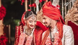 Yuzvendra Chahal got married to Dhanashree Verma(Yuzvendra Chahal/Twitter) Yuzvendra Chahal got married to Dhanashree Verma(Yuzvendra Chahal/Twitter)