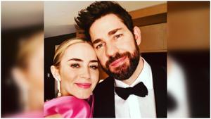 Emily Blunt credits daughters for keeping her spirits up during pandemic(Instagram/johnkrasinski) Emily Blunt credits daughters for keeping her spirits up during pandemic(Instagram/johnkrasinski)