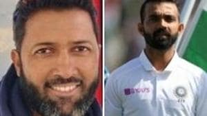 Photo of former Indian cricketer Wasiim Jaffer (L) and Ajinkya Rahane (R)(HT Collage) Photo of former Indian cricketer Wasiim Jaffer (L) and Ajinkya Rahane (R)(HT Collage)