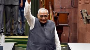 A former chief minister of Madhya Pradesh, Motilal Vora was a Rajya Sabha member from Chhattisgarh.(PTI) A former chief minister of Madhya Pradesh, Motilal Vora was a Rajya Sabha member from Chhattisgarh.(PTI)