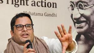 Political strategist Prashant Kishor addresses a press conference, in Patna.(PTI) Political strategist Prashant Kishor addresses a press conference, in Patna.(PTI)