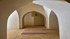 The 16th century mausoleum was undergoing years-long restoration, led by the Aga Khan Trust for Culture, that finished last week.(HT Photo) The 16th century mausoleum was undergoing years-long restoration, led by the Aga Khan Trust for Culture, that finished last week.(HT Photo)