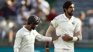 Ajinkya Rahane with Ishant Sharma(Twitter) Ajinkya Rahane with Ishant Sharma(Twitter)