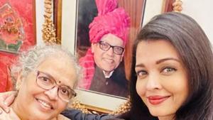 Aishwarya Rai Bachchan with her mother and father, late Krishnaraj Rai. Aishwarya Rai Bachchan with her mother and father, late Krishnaraj Rai.