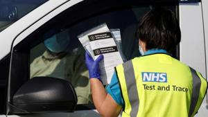 Britain on Wednesday approved the exceptional use of the National Health Service test and trace COVID-19 self-test kit to detect asymptomatic coronavirus cases(REUTERS) Britain on Wednesday approved the exceptional use of the National Health Service test and trace COVID-19 self-test kit to detect asymptomatic coronavirus cases(REUTERS)