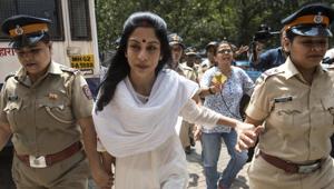 Mukerjea is lodged in Byculla jail since her arrest in August 2015, in connection with Sheena Bora murder case.(HT Photo) Mukerjea is lodged in Byculla jail since her arrest in August 2015, in connection with Sheena Bora murder case.(HT Photo)