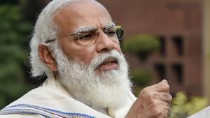 Prime Minister Narendra Modi’s addresses will take place through video conferencing.(PTI File Photo) Prime Minister Narendra Modi’s addresses will take place through video conferencing.(PTI File Photo)