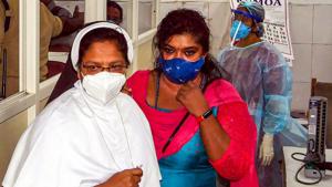 Sister Sephy, who was pronounced guilty by a CBI court in the Sister Abhaya murder case of 1992, being taken to prison after her COVID-19 test, in Thiruvananthapuram, Tuesday, Dec. 22, 2020.(PTI) Sister Sephy, who was pronounced guilty by a CBI court in the Sister Abhaya murder case of 1992, being taken to prison after her COVID-19 test, in Thiruvananthapuram, Tuesday, Dec. 22, 2020.(PTI)