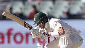 Australia's Steve Smith ducks under a high delivery from India on the second day of their cricket test match at the Adelaide Oval in Adelaide, Australia, Friday, Dec. 18, 2020.(AP) Australia's Steve Smith ducks under a high delivery from India on the second day of their cricket test match at the Adelaide Oval in Adelaide, Australia, Friday, Dec. 18, 2020.(AP)