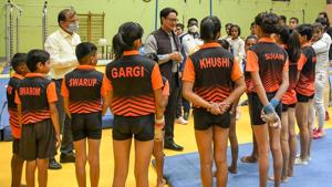 Sports Minister Kiren Rijiju at the inauguration of various Infrastructural Facilities at SAI Centre, Aurangabad(@KirenRijiju/Twitter) Sports Minister Kiren Rijiju at the inauguration of various Infrastructural Facilities at SAI Centre, Aurangabad(@KirenRijiju/Twitter)