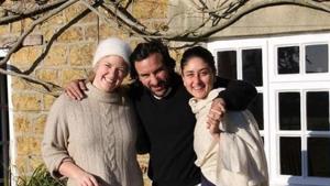Kareena Kapoor with Saif Ali Khan and their friend Gally. Kareena Kapoor with Saif Ali Khan and their friend Gally.