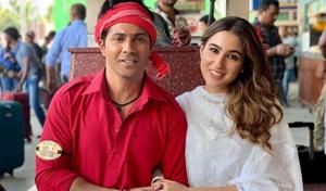 Varun Dhawan and Sara Ali Khan play lead roles in Coolie No 1. Varun Dhawan and Sara Ali Khan play lead roles in Coolie No 1.