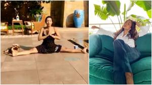 Malaika Arora has an adorable Yoga partner(Instagram/malaikaroraofficial) Malaika Arora has an adorable Yoga partner(Instagram/malaikaroraofficial)