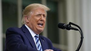 Trump, without giving evidence, said on Twitter on Wednesday that the rockets that landed in Baghdad’s heavily fortified Green Zone on Sunday, in an attack targeting the US Embassy, were from Iran and “we hear chatter of additional attacks against Americans in Iraq.”(AP) Trump, without giving evidence, said on Twitter on Wednesday that the rockets that landed in Baghdad’s heavily fortified Green Zone on Sunday, in an attack targeting the US Embassy, were from Iran and “we hear chatter of additional attacks against Americans in Iraq.”(AP)