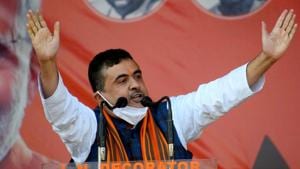 BJP leader Suvendu Adhikari.(ANI) BJP leader Suvendu Adhikari.(ANI)