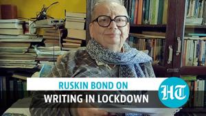 <p>The iconic author tells us a bit about what life has been like amid the masks and strictures of the pandemic. Speaking from the living room of his home,Ivy Cottage, in picturesque Landour in Uttarakhand, he says the window of his room has kept him going. “Laughter is on hold these days, but I am dreaming more and writing more,” he adds.</p> <p>The iconic author tells us a bit about what life has been like amid the masks and strictures of the pandemic. Speaking from the living room of his home,Ivy Cottage, in picturesque Landour in Uttarakhand, he says the window of his room has kept him going. “Laughter is on hold these days, but I am dreaming more and writing more,” he adds.</p>