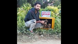 The image shows Abhijit Dowarah with his creation.(Instagram/@dowarah_abhijit) The image shows Abhijit Dowarah with his creation.(Instagram/@dowarah_abhijit)